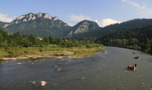 El recorrido por el río Dunajec